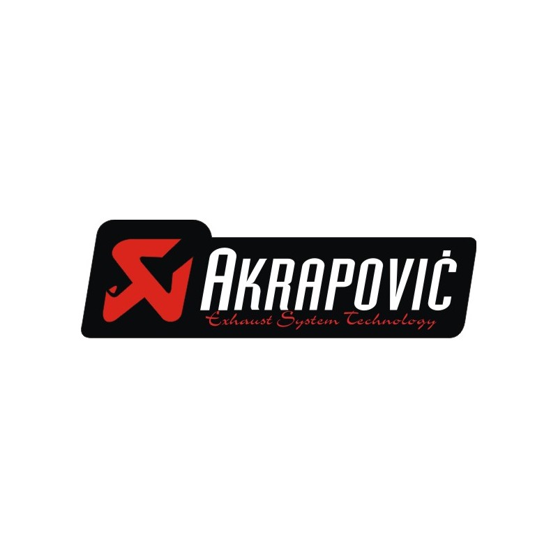 Autocollant AKRAPOVIC 8 - Taille au choix