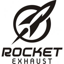 Autocollant Rocket Exhaust - Taille et Coloris au choix