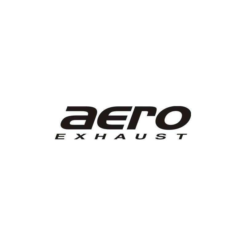 Autocollant Aero Exhaust - Taille et Coloris au choix