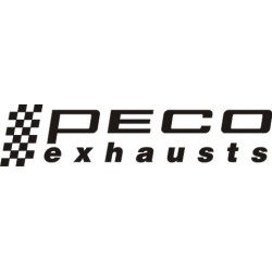 Autocollant Peco Exhaust - Taille et Coloris au choix