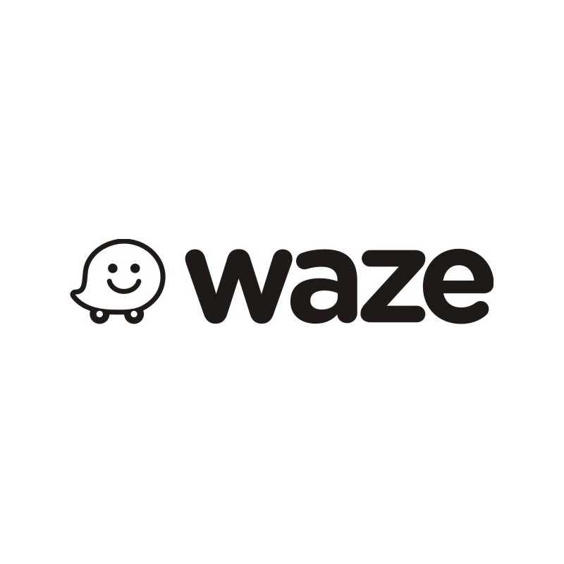 Autocollant Waze - Taille et Coloris au choix