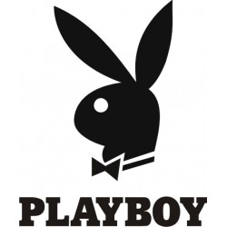 Autocollant Playboy - Taille et Coloris au choix