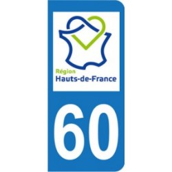 Autocollants Département 80 Somme Pour Plaque Immatriculation - Dimensions Officielles (4,5x9,8 Cm), Résistants Aux UV Et Lavages