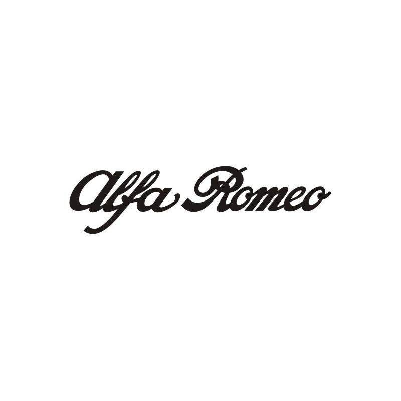 Sticker Alfa Roméo - Taille et Coloris au choix