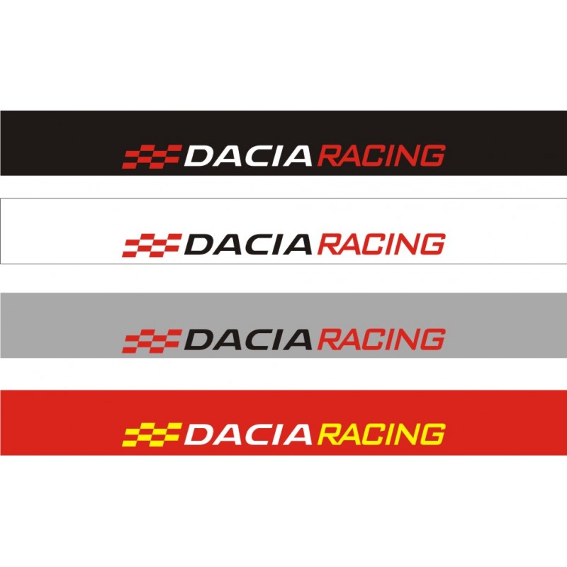 Bandeau pare soleil Dacia Racing - 130 cm x 15 cm