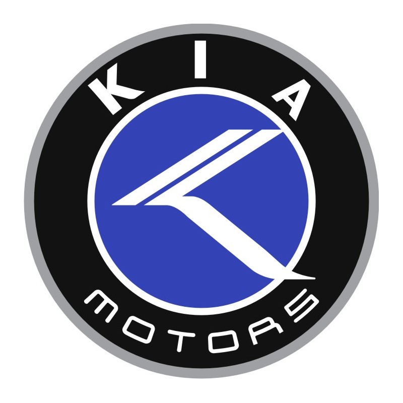 Sticker Kia Motors rond - Taille et Coloris au choix