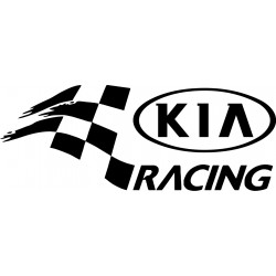 Sticker Kia Racing - Taille et Coloris au choix