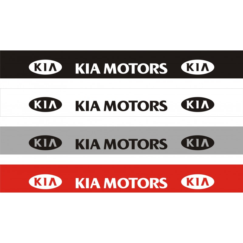Bandeau pare soleil Kia Motors - 130 cm x 15 cm