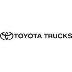 Sticker Toyota Trucks - Taille et Coloris au choix
