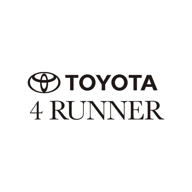 Sticker Toyota 4 Runner - Taille et Coloris au choix
