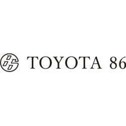 Sticker Toyota 86 - Taille et Coloris au choix