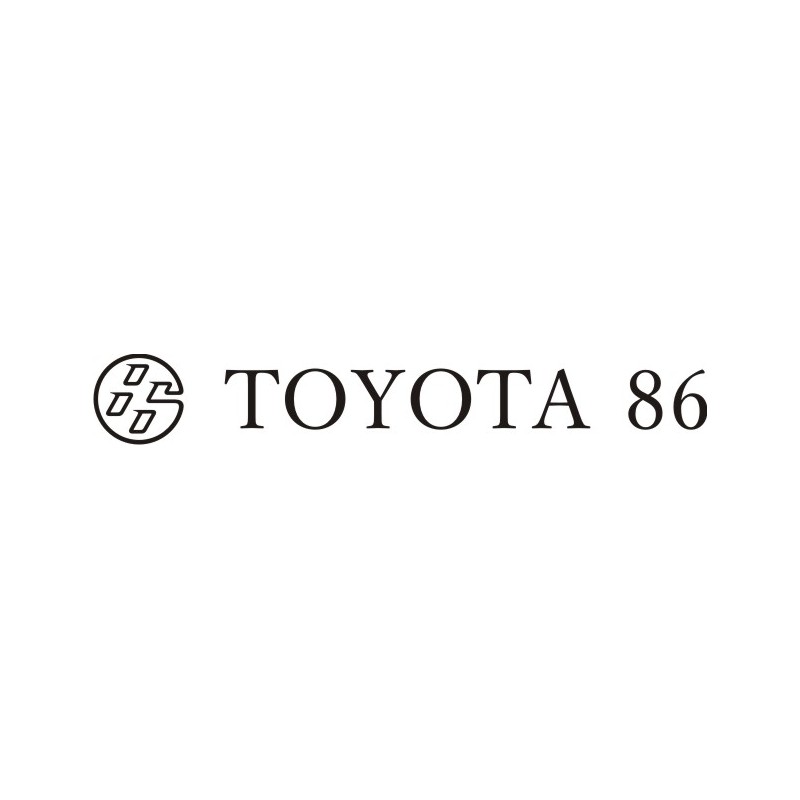 Sticker Toyota 86 - Taille et Coloris au choix
