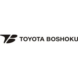 Sticker Toyota Boshoku - Taille et Coloris au choix