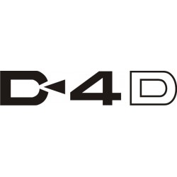 Sticker D4D - Taille et Coloris au choix