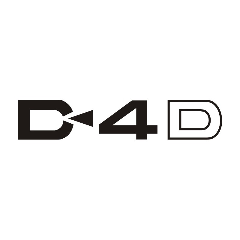 Sticker D4D - Taille et Coloris au choix