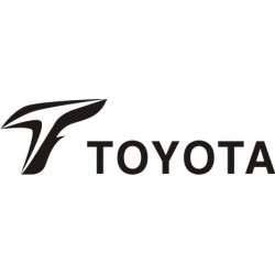 Autocollant Toyota F1 - Taille et Coloris au choix