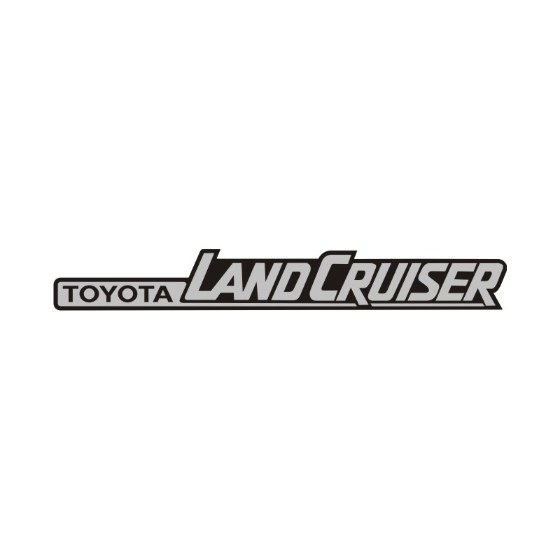 Autocollant Toyota Land Cruiser - Taille au choix