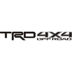 Autocollant Toyota TRD 4x4 OffRoad - Taille et Coloris au choix