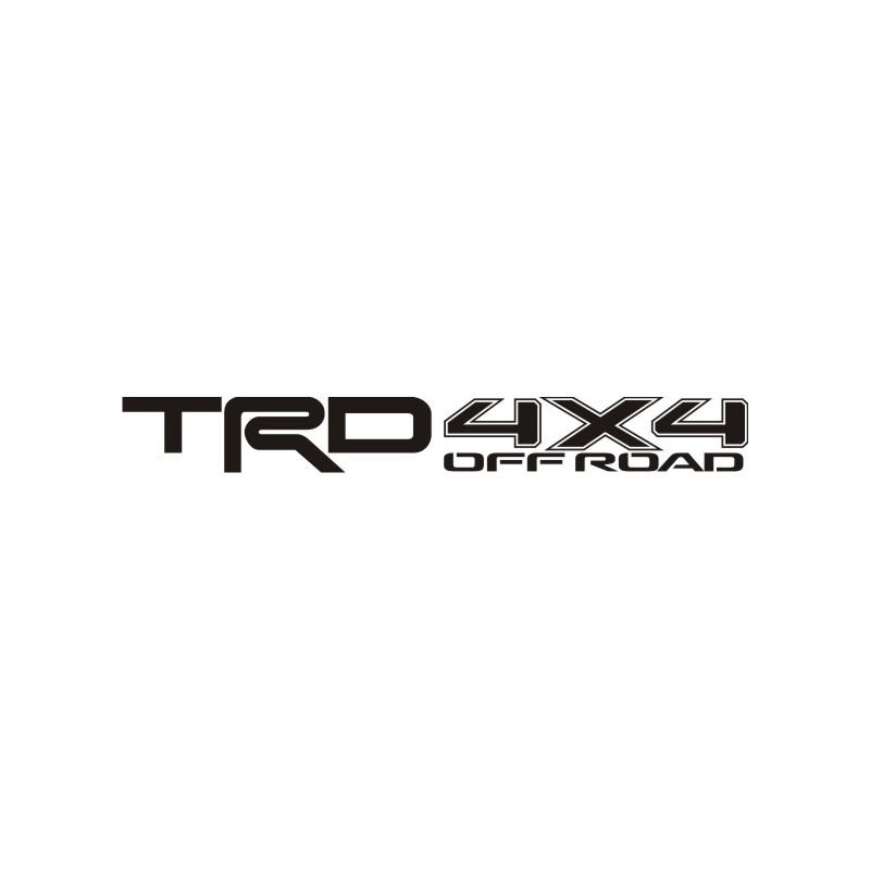 Autocollant Toyota TRD 4x4 OffRoad - Taille et Coloris au choix