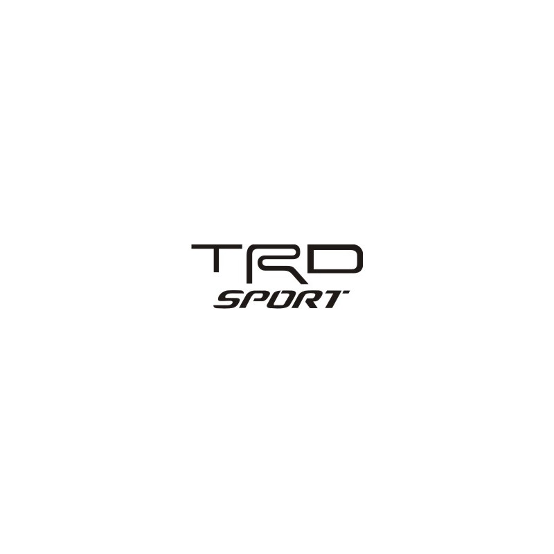 Autocollant Toyota TRD Sport - Taille et Coloris au choix