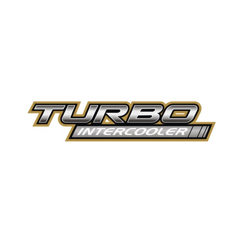 Autocollant Turbo Intercooler - Taille au choix