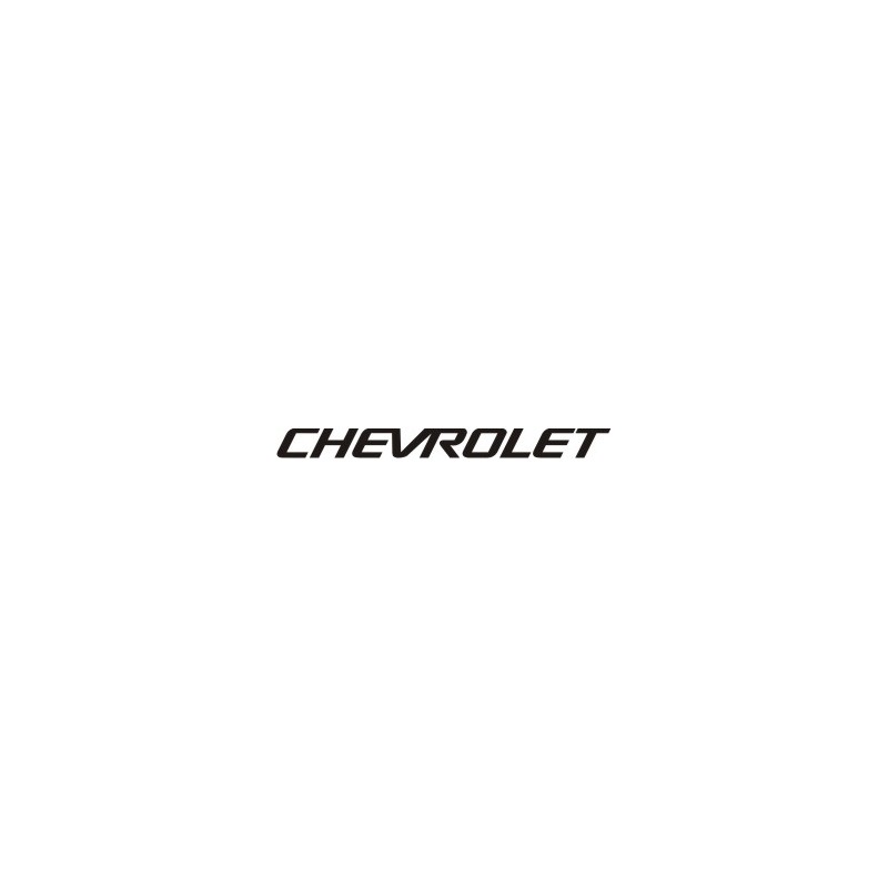 Sticker Chevrolet 1 - Taille et Coloris au choix