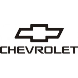 Sticker Chevrolet 3 - Taille et Coloris au choix