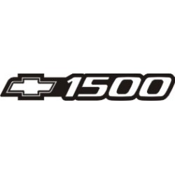 Sticker Chevrolet 1500 - Taille et Coloris au choix
