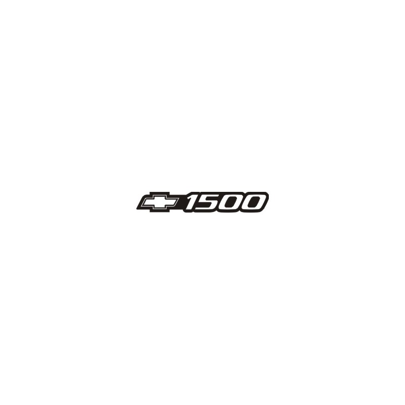 Sticker Chevrolet 1500 - Taille et Coloris au choix