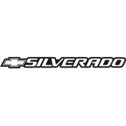 Sticker Chevrolet Silverado - Taille et Coloris au choix