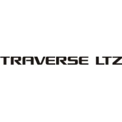 Sticker Chevrolet Traverse LTZ - Taille et Coloris au choix