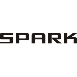 Sticker Chevrolet Spark - Taille et Coloris au choix