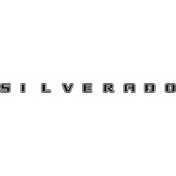 Sticker Chevrolet Siverado 3 - Taille et Coloris au choix