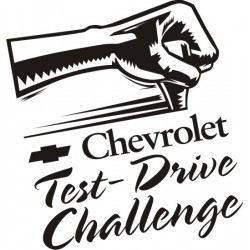 Sticker Chevrolet Test Drive Challenge - Taille et Coloris au choix