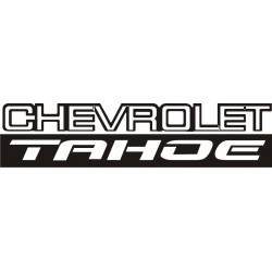 Sticker Chevrolet Tahoe - Taille et Coloris au choix