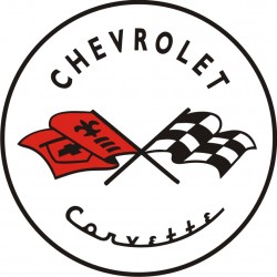 Sticker Chevrolet Corvette C1 - Taille au choix