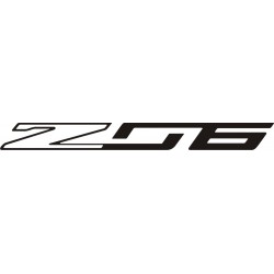 Sticker Corvette Z06 2 - Taille et Coloris au choix