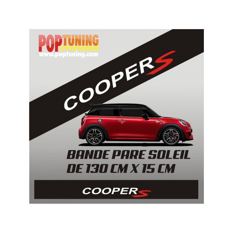 Bandeau pare soleil Mini Cooper S