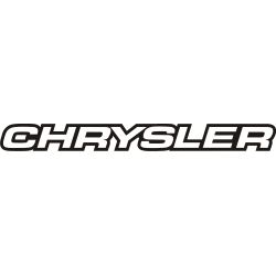 Sticker Chrysler 1 - Taille et Coloris au choix