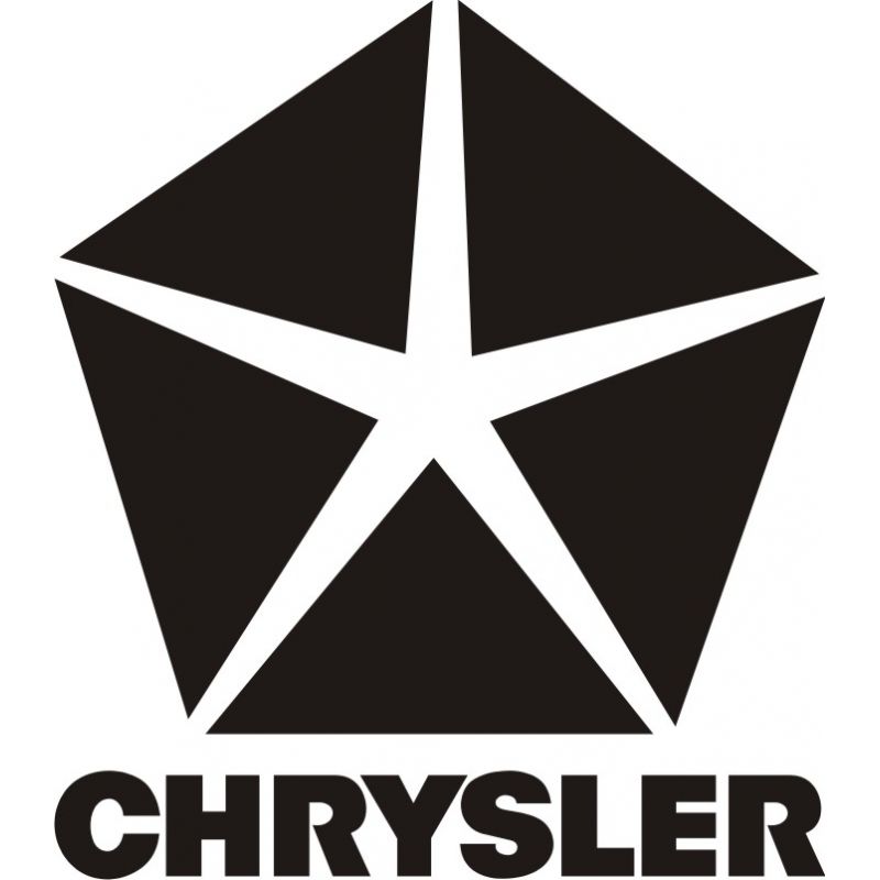 Sticker Chrysler 2 - Taille et Coloris au choix