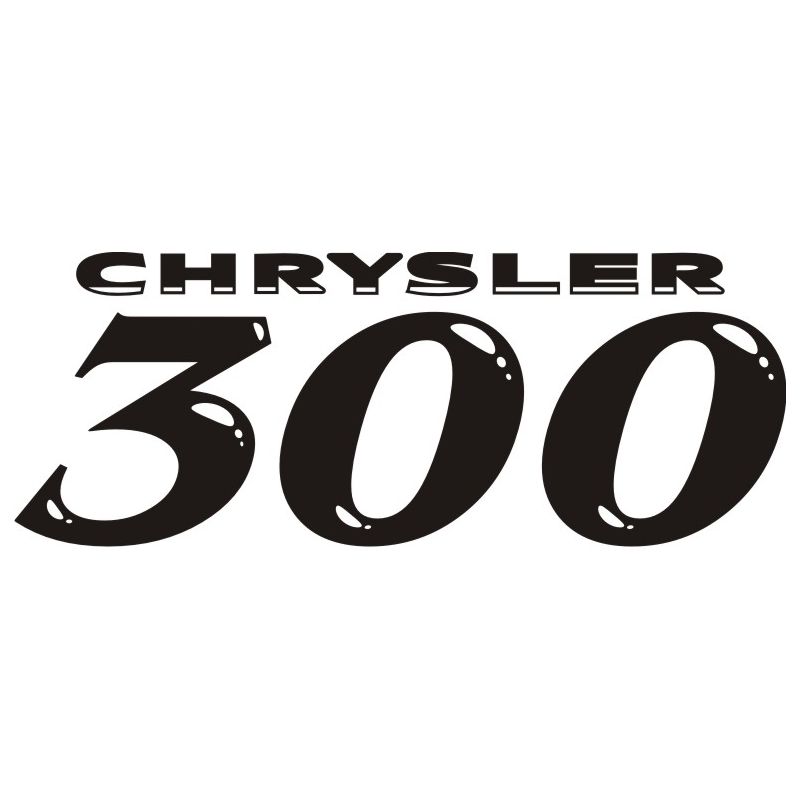 Sticker Chrysler 300C 2 - Taille et Coloris au choix
