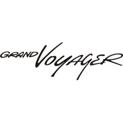 Sticker Chrysler Grand Voyager 2 - Taille et Coloris au choix