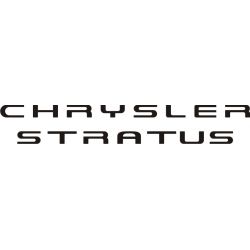 Sticker Chrysler Stratus - Taille et Coloris au choix