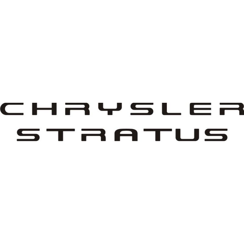 Sticker Chrysler Stratus - Taille et Coloris au choix