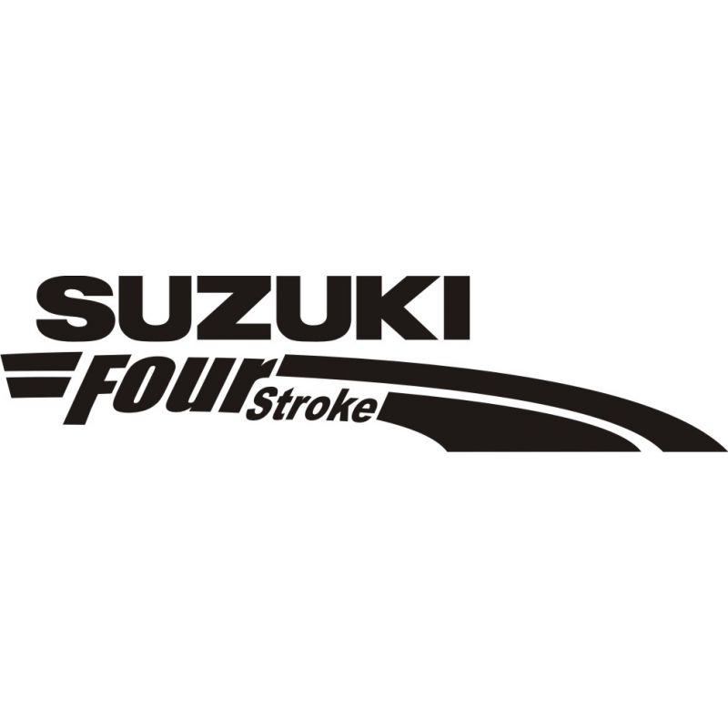 Sticker Suzuki Four Stroke - Taille et Coloris au choix
