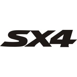 Sticker Suzuki SX4 - Taille et Coloris au choix