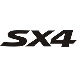 Sticker Suzuki SX4 2 - Taille et Coloris au choix