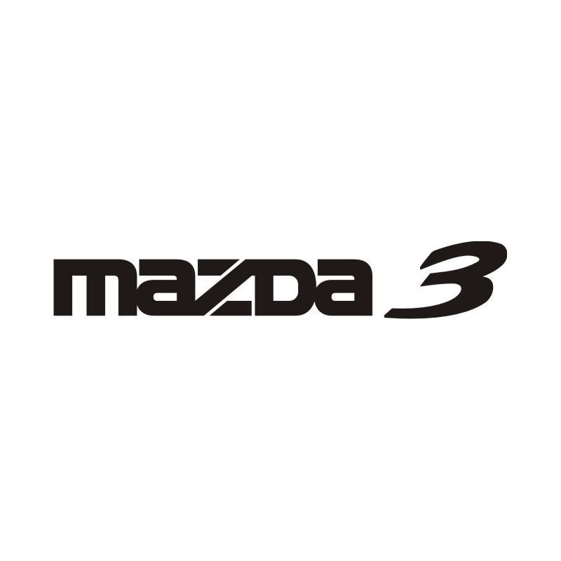 Sticker Mazda 3 - Taille et Coloris au choix