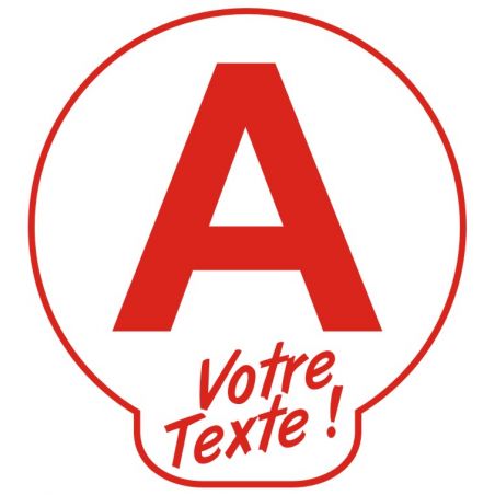 Disque A Jeune Conducteur Autocollant - Lot De 2 - Diamètre 15 Cm - Conforme Aux Normes Françaises
