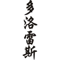Dolorès - Sticker prénom en Chinois
